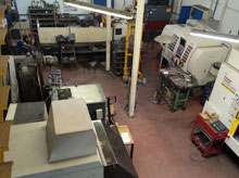 taller de mecanizado de piezas